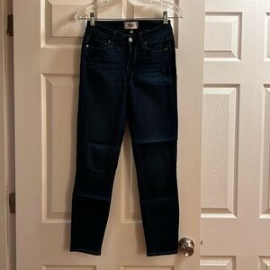 Paige Verdugo Dark Wash Skinny Jeans 25